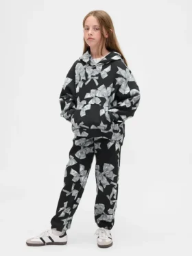 Pantalon de jogging décontracté à nœuds pour enfants