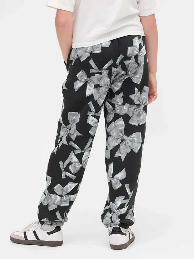 Pantalon de jogging décontracté à nœuds pour enfants