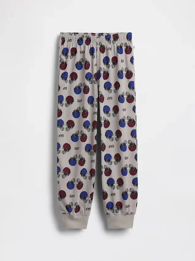 Pantalon de jogging de pyjama pour enfant avec logo de football en polyester recyclé