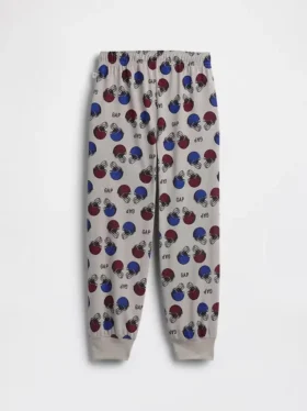 Pantalon de jogging de pyjama pour enfant avec logo de football en polyester recyclé