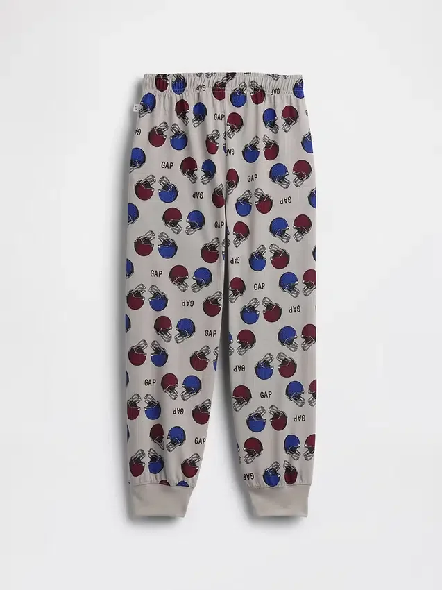 Pantalon de jogging de pyjama pour enfant avec logo de football en polyester recyclé