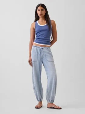 Pantalon de jogging Easy Barrel en denim ultra-doux