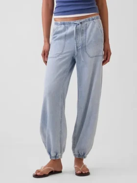 Pantalon de jogging Easy Barrel en denim ultra-doux