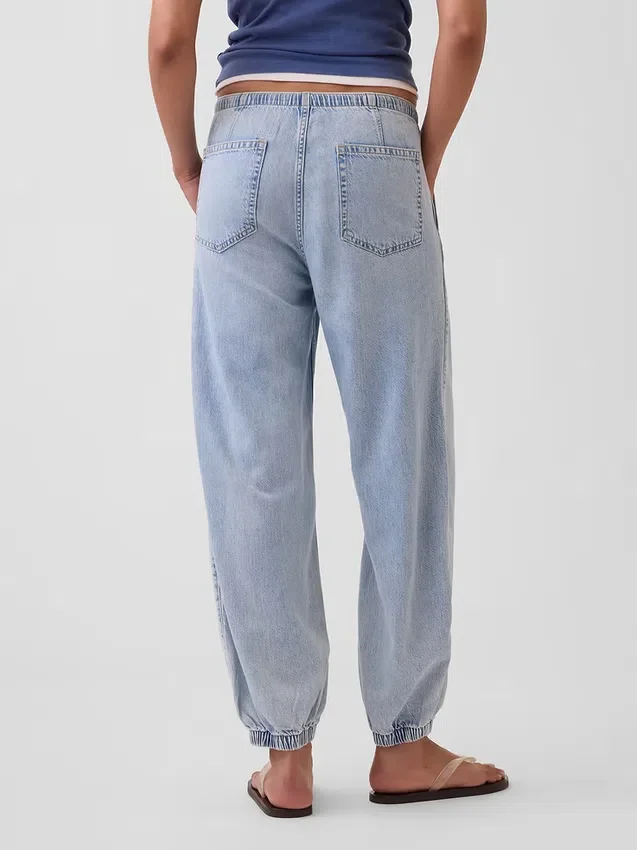 Pantalon de jogging Easy Barrel en denim ultra-doux