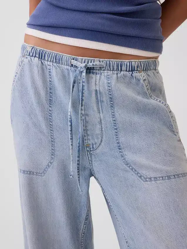 Pantalon de jogging Easy Barrel en denim ultra-doux