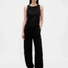 Pantalon de jogging facile à enfiler en gaze de coton