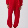 Pantalon de jogging facile à enfiler en gaze de coton