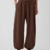 Pantalon de jogging facile à enfiler en gaze de coton