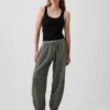 Pantalon de jogging facile à enfiler en gaze de coton