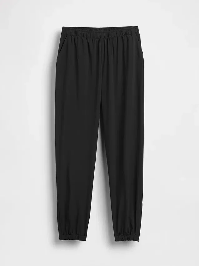 Pantalon de jogging GapFit Tech à taille haute et ourlet zippé