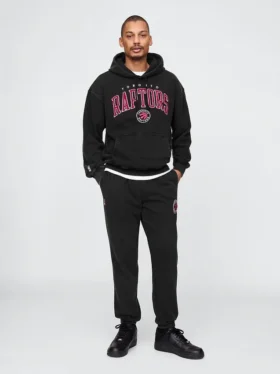 Pantalon de jogging épais avec logo des Toronto Raptors de la NBA