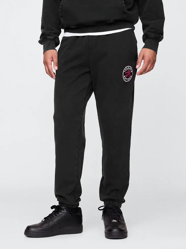 Pantalon de jogging épais avec logo des Toronto Raptors de la NBA