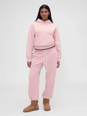 Pantalon de jogging épais et ample GAP × Summer Fridays avec logo
