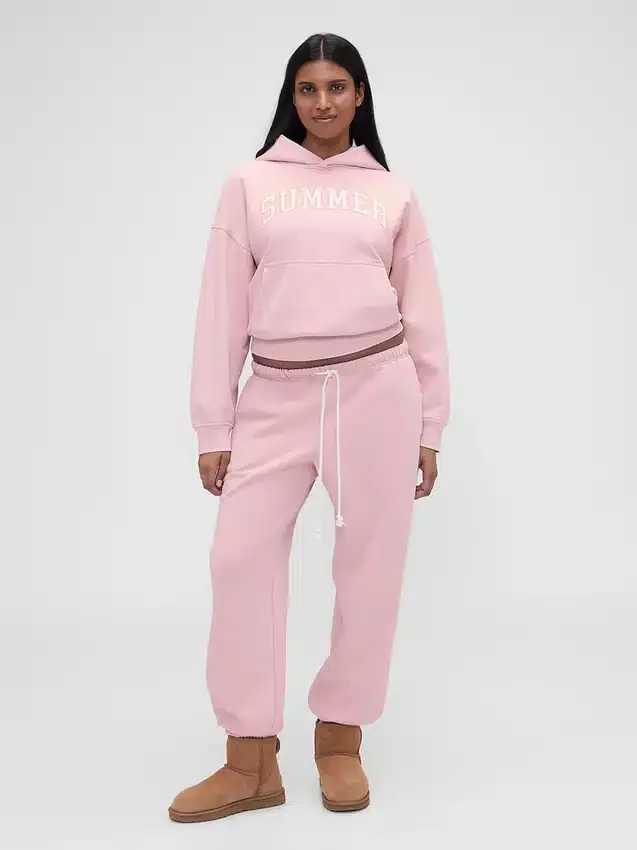 Pantalon de jogging épais et ample GAP × Summer Fridays avec logo