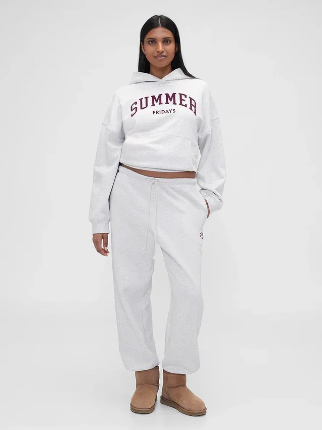 Pantalon de jogging épais et ample GAP × Summer Fridays avec logo