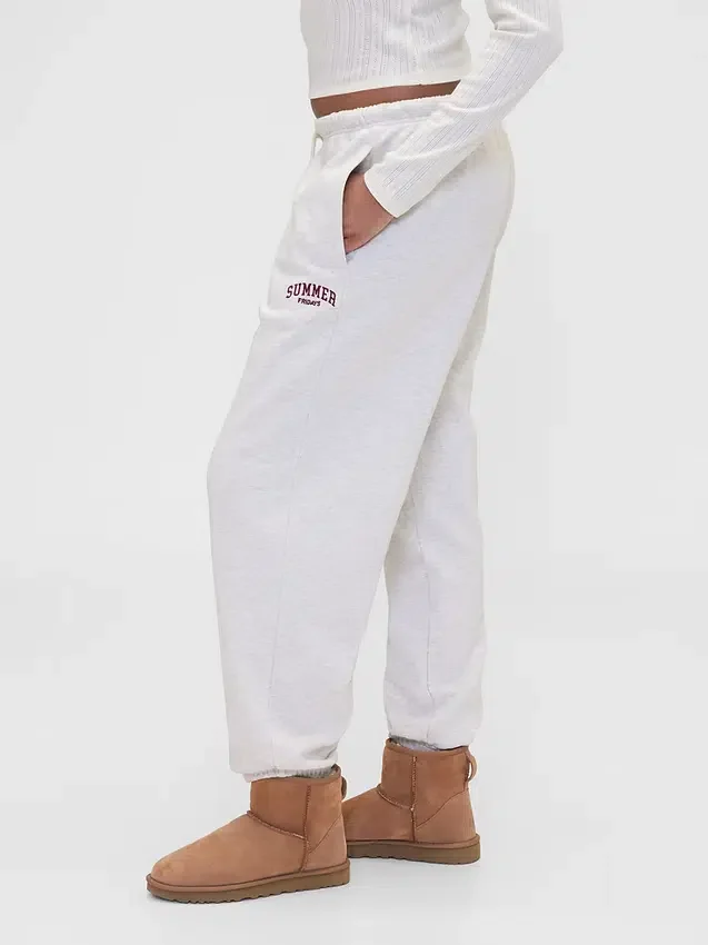 Pantalon de jogging épais et ample GAP × Summer Fridays avec logo