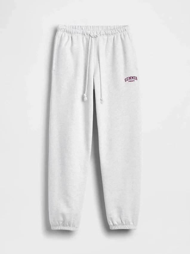 Pantalon de jogging épais et ample GAP × Summer Fridays avec logo