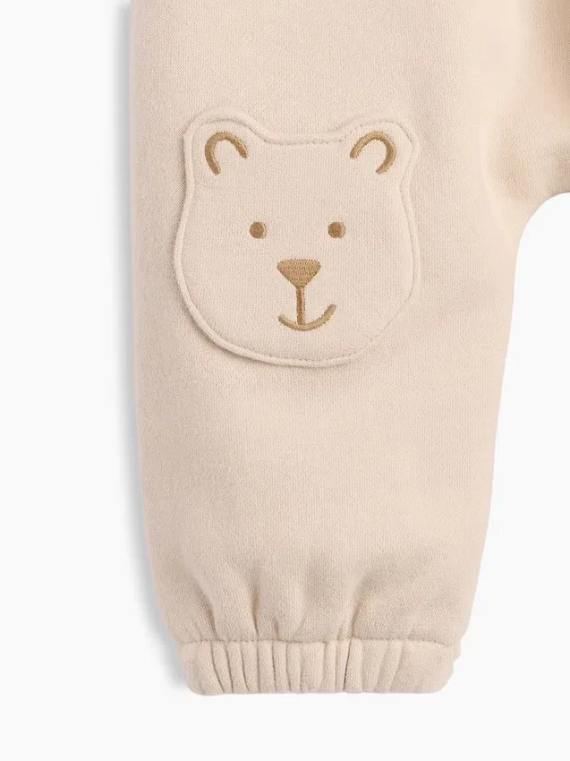 Pantalon de jogging pour bébé Vintagesoft avec empiècements aux genoux Brannan Bear