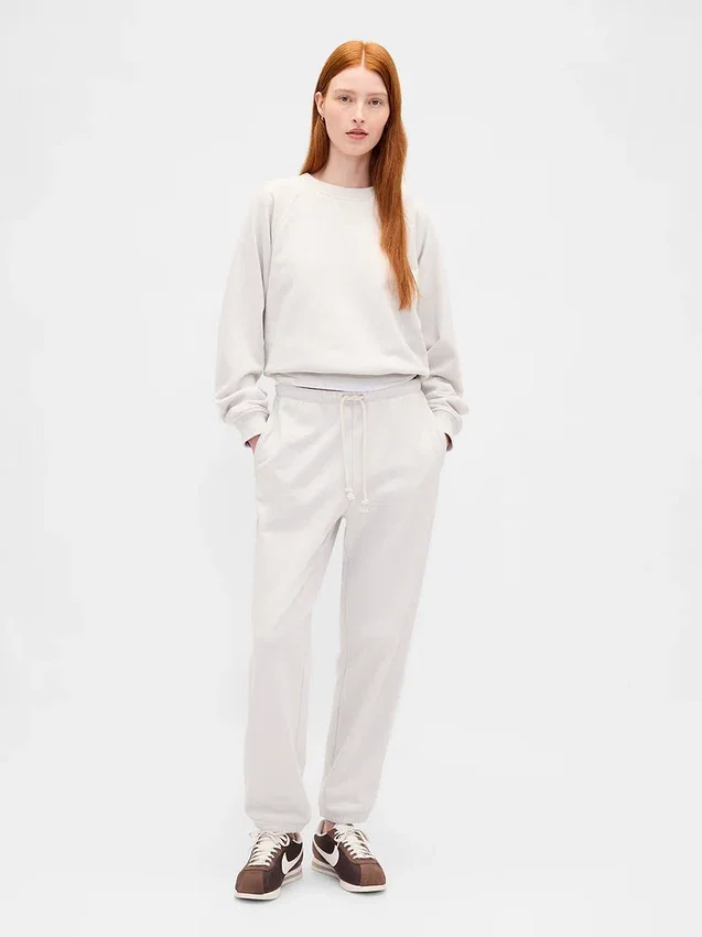 Pantalon de jogging slim en molleton français épais