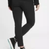 Pantalon de maternité à empiècement intégral en twill de coton bi-extensible