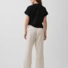 Pantalon de maternité en gaze de coton à panneau intégral