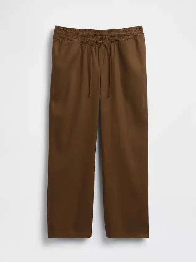 Pantalon de maternité en sergé sous le ventre