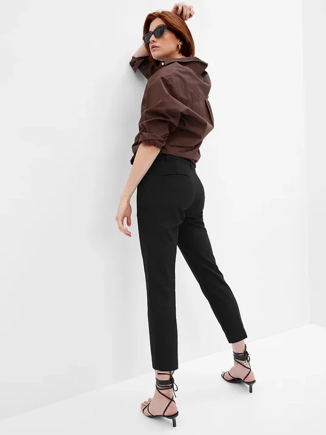 Pantalon de maternité slim à empiècement intégral
