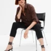 Pantalon de maternité slim à empiècement intégral
