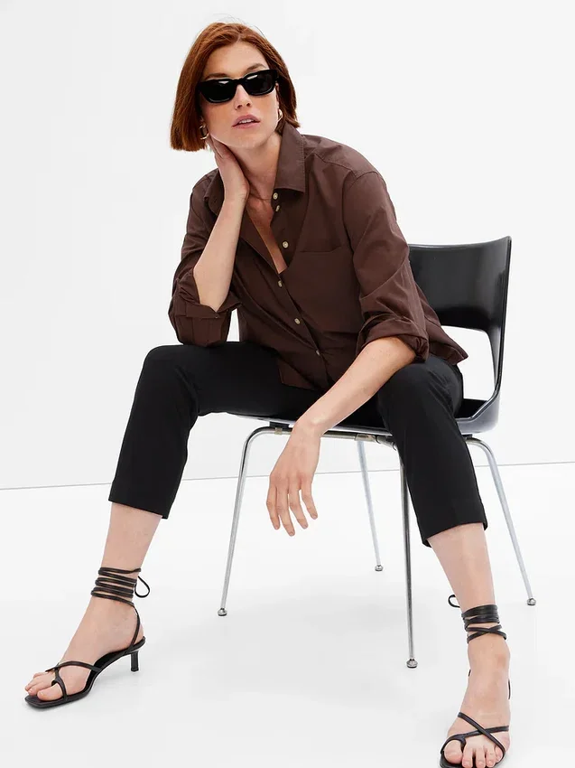 Pantalon de maternité slim à empiècement intégral