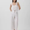 Pantalon de pyjama brodé