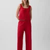 Pantalon de pyjama brodé