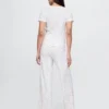 Pantalon de pyjama court en pointelle