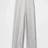 Pantalon de pyjama court en pointelle