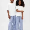 Pantalon de pyjama en flanelle recyclée pour enfants