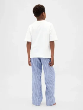 Pantalon de pyjama en flanelle recyclée pour enfants