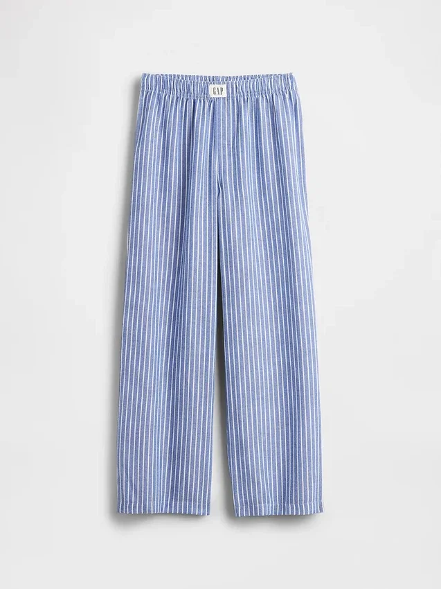 Pantalon de pyjama en flanelle recyclée pour enfants