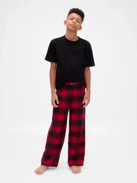 Pantalon de pyjama en flanelle recyclée Stranger Things pour enfants