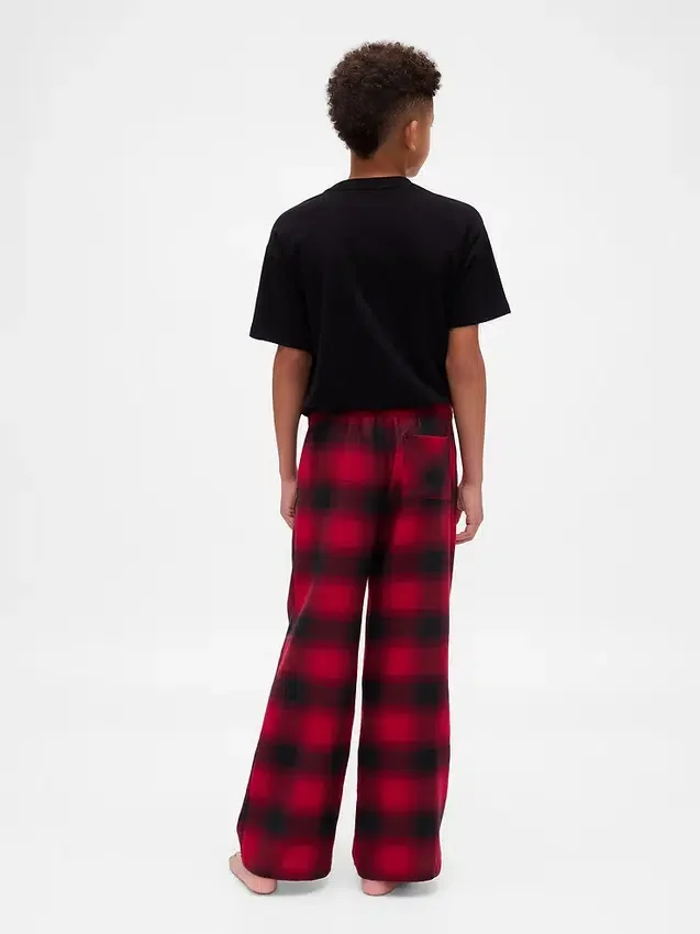 Pantalon de pyjama en flanelle recyclée Stranger Things pour enfants