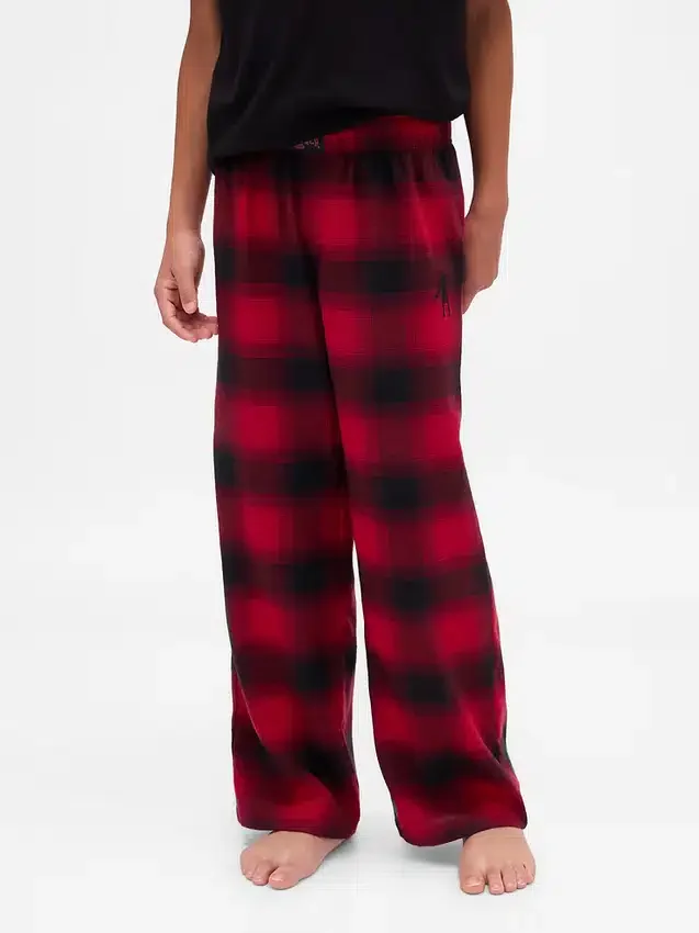 Pantalon de pyjama en flanelle recyclée Stranger Things pour enfants
