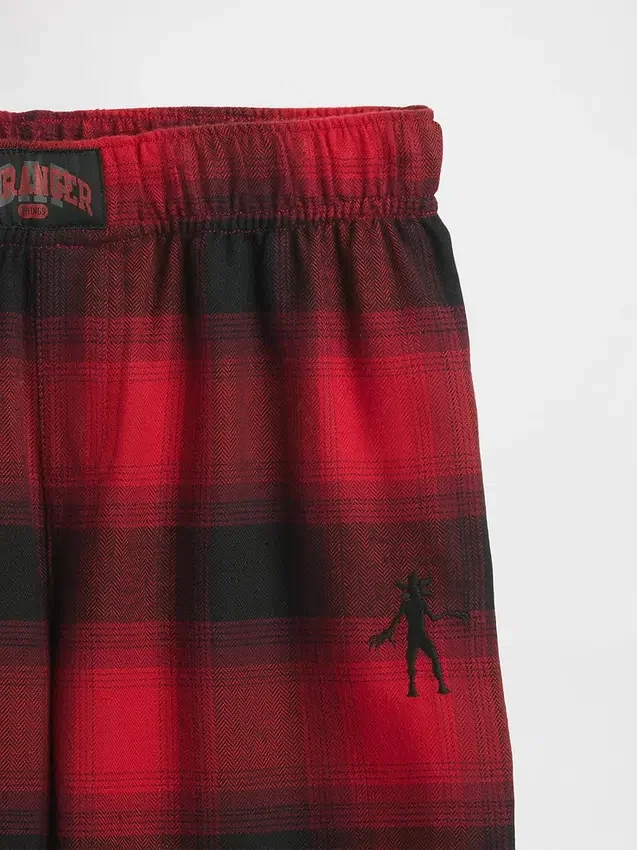 Pantalon de pyjama en flanelle recyclée Stranger Things pour enfants