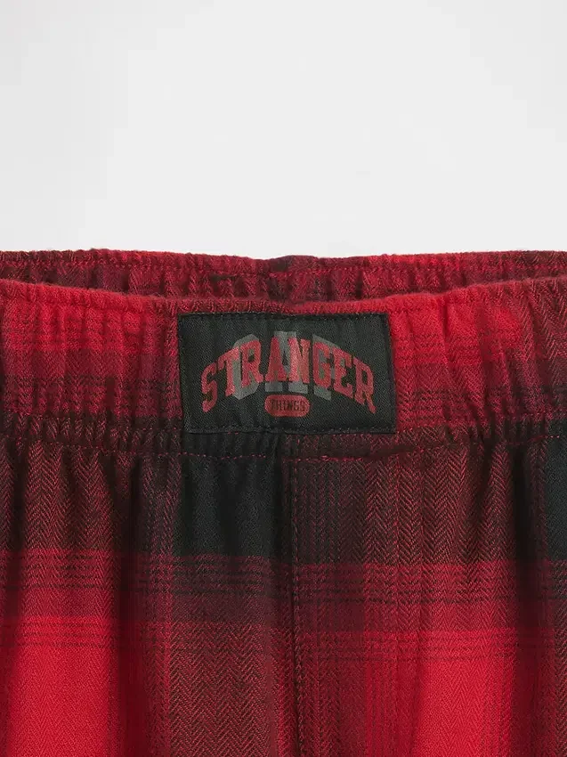 Pantalon de pyjama en flanelle recyclée Stranger Things pour enfants