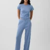 Pantalon de pyjama en maille pointelle