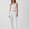 Pantalon de pyjama en maille pointelle