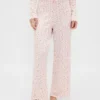 Pantalon de pyjama en maille pointelle
