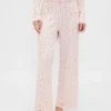 Pantalon de pyjama en maille pointelle