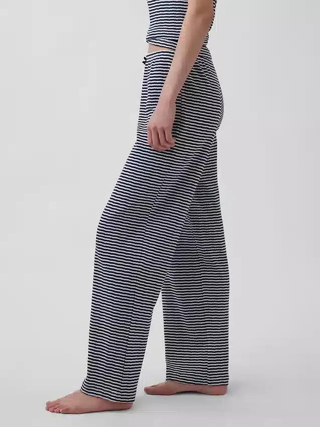 Pantalon de pyjama en maille pointelle