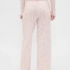 Pantalon de pyjama en maille pointelle