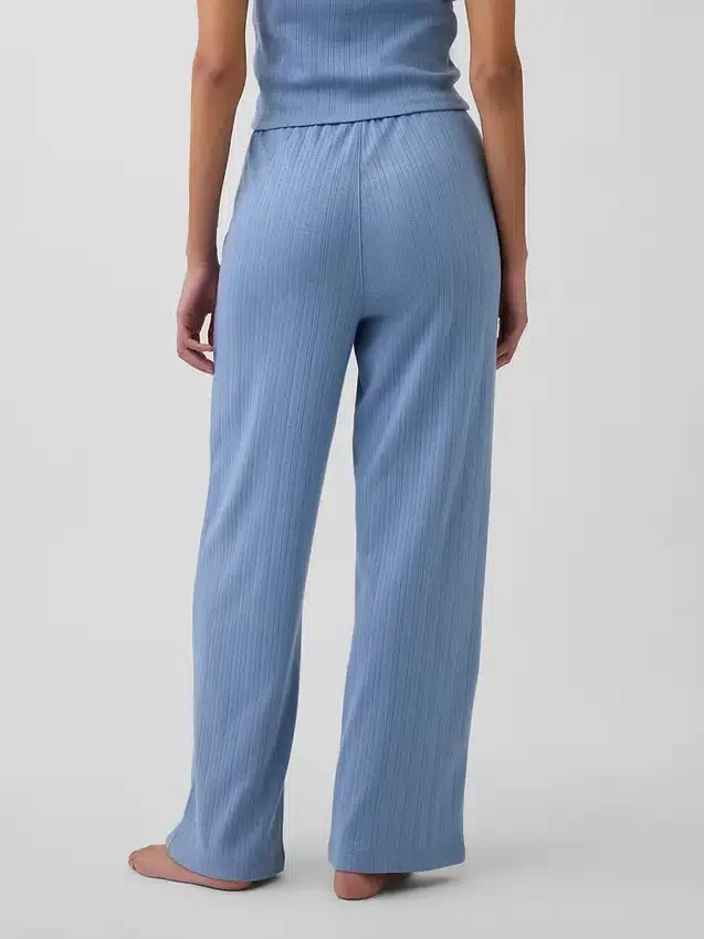 Pantalon de pyjama en maille pointelle