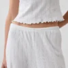 Pantalon de pyjama en maille pointelle