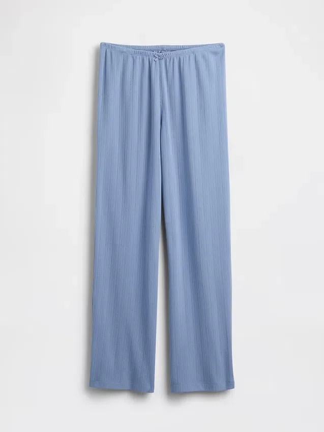 Pantalon de pyjama en maille pointelle